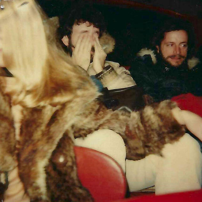 Ron Jesse and an unknown fan